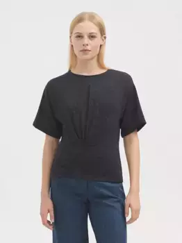 Женская футболка с короткими рукавами и круглым вырезом Nice Things, черный