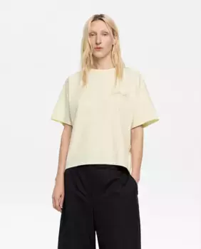 Женская футболка с короткими рукавами и круглым вырезом Bimba y Lola, жёлтый