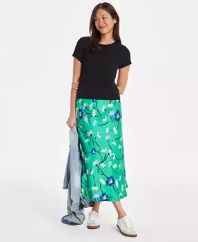 Женская футболка с короткими рукавами и круглым вырезом On 34th, черный