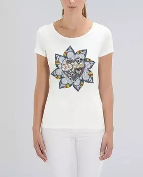 Женская футболка с короткими рукавами и принтом Tsf либеральный любовник Hyd, белый