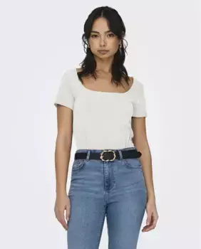 Женская футболка с короткими рукавами jdy, белый