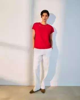 Женская футболка с короткими рукавами в стиле фэнтези Woman El Corte Ingls, красный