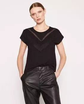 Женская футболка с круглым вырезом Escorpion, черный