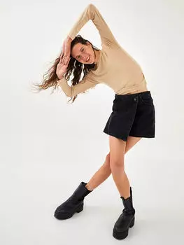 Женская футболка с круглым вырезом и длинным рукавом Xside