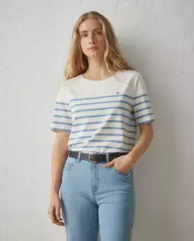 Женская футболка с круглым вырезом и коротким рукавом Lloyd's, синий