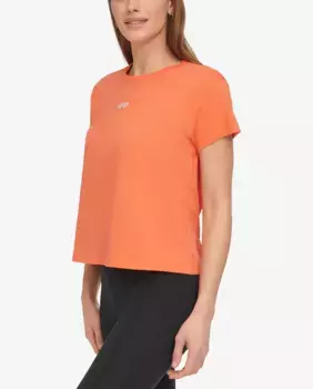 Женская футболка с круглым вырезом и короткими рукавами DKNY, красный
