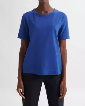 Женская футболка с круглым вырезом и короткими рукавами Loreak Mendian, синий