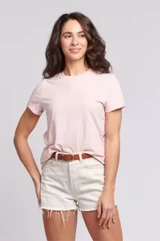 Женская футболка с круглым вырезом и логотипом U.S. Polo Assn, розовый