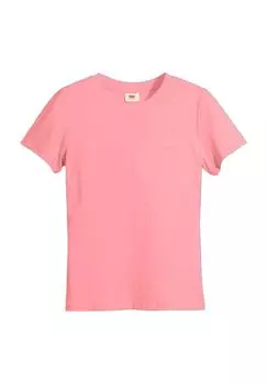 Женская футболка с круглым вырезом и нашивкой-логотипом Levi's, цвет Tameless Rose