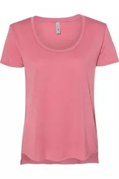 Женская футболка с круглым вырезом Next Level Festival, цвет smoked paprika