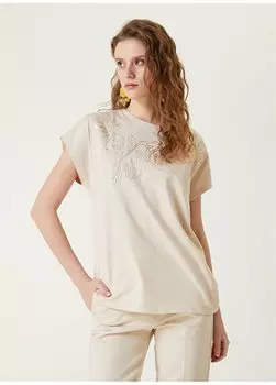 Женская футболка с круглым вырезом Stone 1090315 Network, серый