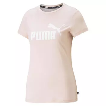 Женская футболка с логотипом Essentials PUMA, светло-розовый