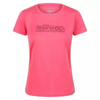 Женская футболка с логотипом Fingal VI Regatta, розовый