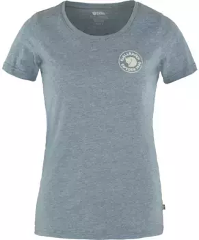Женская футболка с логотипом Fjallraven 1960 года, цвет Indigo Blue/Melange