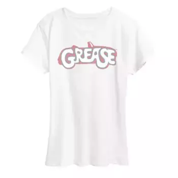 Женская футболка с логотипом Grease Licensed Character, белый