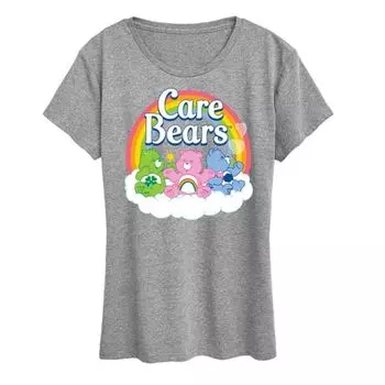 Женская футболка с логотипом группы Care Bears Licensed Character, серый