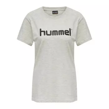 Женская футболка с логотипом Hmlgo для мультиспорта HUMMEL, цвет grau