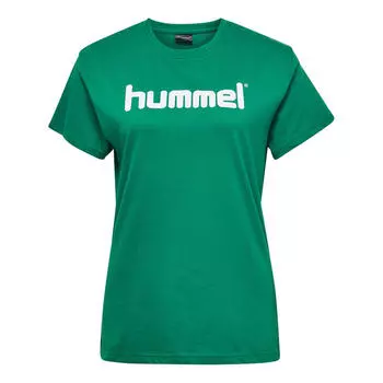 Женская футболка с логотипом Hmlgo для мультиспорта HUMMEL, цвет weiss