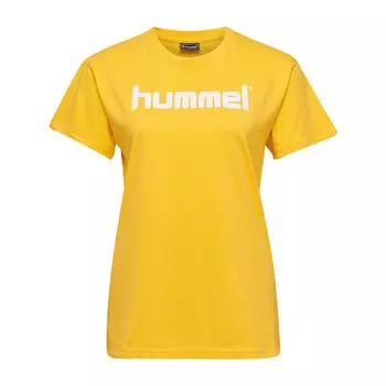 Женская футболка с логотипом Hmlgo для мультиспорта HUMMEL, цвет gelb