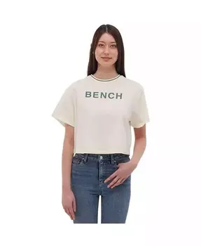 Женская футболка с логотипом Iola на груди Bench DNA, белый