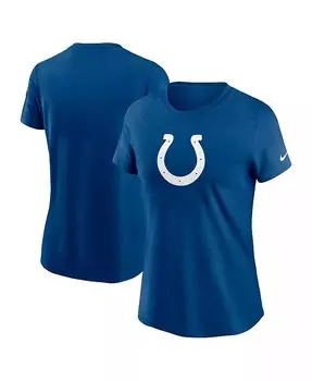 Женская футболка с логотипом Royal Indianapolis Colts Primary Nike, синий