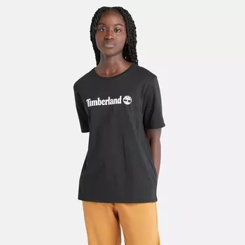 Женская футболка с логотипом Timberland, черный