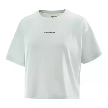 Женская футболка с логотипом Twist-1 Salomon, серый