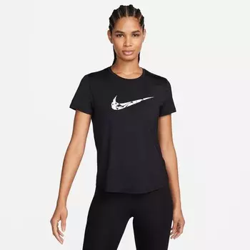 Женская футболка с одной галочкой Nike, черный