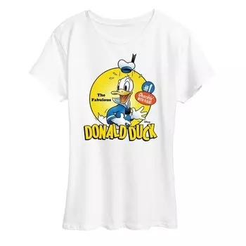 Женская футболка с потрясающим рисунком Disney's Donald Duck, белый