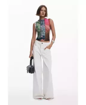 Женская футболка с принтом Arty Desigual, мультиколор