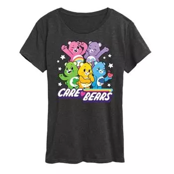 Женская футболка с принтом Care Bears Licensed Character, серый