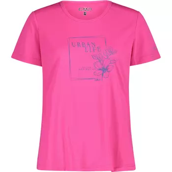 Женская футболка с принтом CMP, розовый