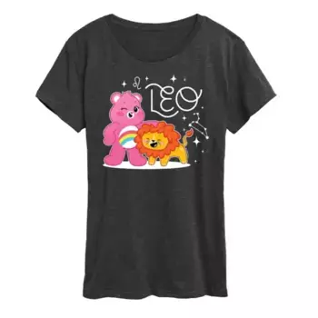 Женская футболка с принтом льва и медведями Care Bears Licensed Character, серый