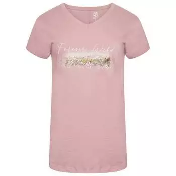 Женская футболка с принтом «Моменты» Dare 2B, розовый