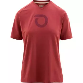 Женская футболка с принтом «Приключения» Briko, красный