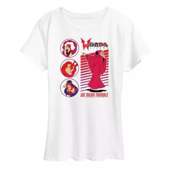 Женская футболка с принтом She-Ra Horde Vixens Licensed Character, белый