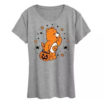 Женская футболка с рисунком Care Bears Halloween Trick или Sweet Licensed Character, цвет Heather Gray