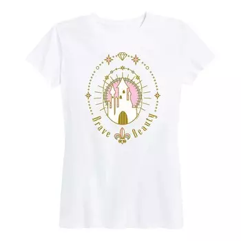 Женская футболка с рисунком Disney Princess Brave Beauty, белый