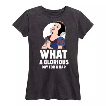 Женская футболка с рисунком Disney Princess Snow White, цвет Heather Charcoal