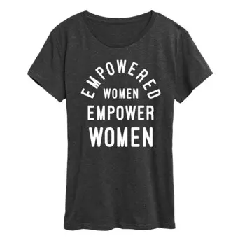 Женская футболка с рисунком Empowered Women Licensed Character, цвет Heather Charcoal