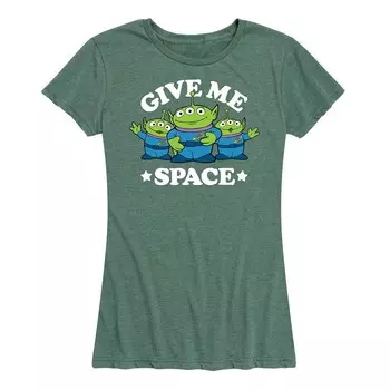 Женская футболка с рисунком «Give Me Space» Disney/Pixar «История игрушек», цвет Heather Green