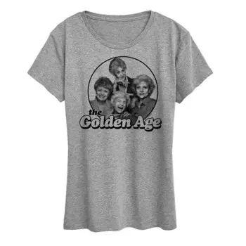 Женская футболка с рисунком Golden Girls The Golden Age Licensed Character, цвет Heather Gray