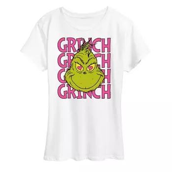 Женская футболка с рисунком Grinch Licensed Character, белый