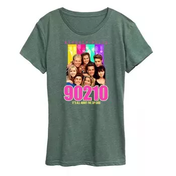 Женская футболка с рисунком группы символов 90210 Licensed Character
