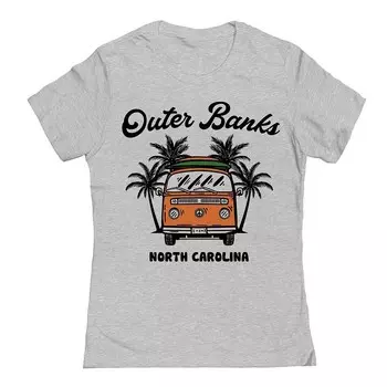 Женская футболка с рисунком Junior's Outer Banks Van 1 Licensed Character, цвет Sport Gray