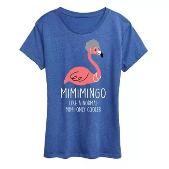 Женская футболка с рисунком Mimimingo Licensed Character, цвет Heather Royal Blue