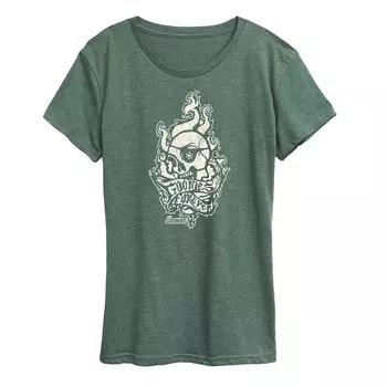 Женская футболка с рисунком The Goonies Forever Licensed Character, цвет Heather Green