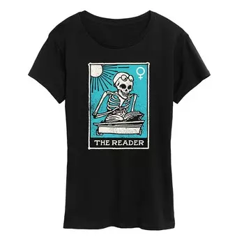 Женская футболка с рисунком The Reader Licensed Character, черный