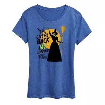 Женская футболка с рисунком «Волшебник страны Оз» Licensed Character, цвет Heather Royal Blue