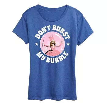 Женская футболка с рисунком «Волшебник страны Оз» Licensed Character, цвет Heather Royal Blue